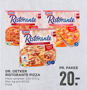 MENY Dr. oetker ristorante pizza tilbud