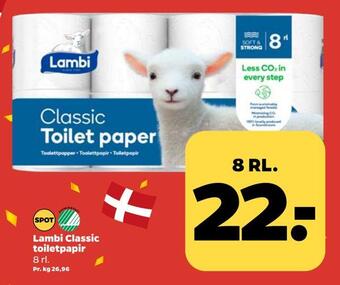 Netto Lambi classic toiletpapir tilbud