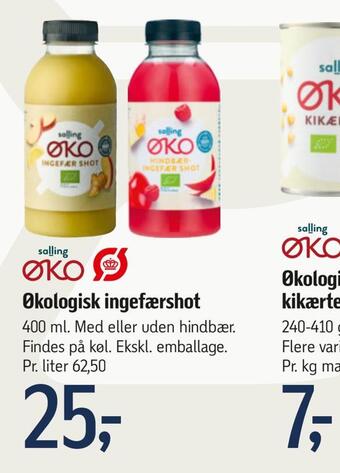 Føtex Økologisk ingefærshot tilbud