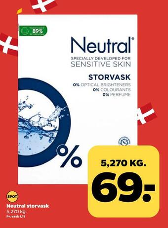Netto Neutral storvask tilbud