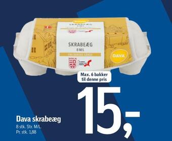 Føtex Dava skrabeæg tilbud