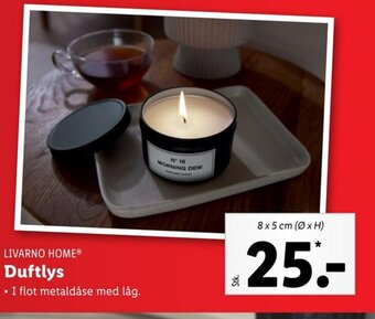 Lidl Duftlys tilbud