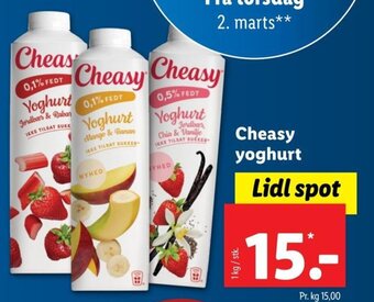 Lidl Cheasy Yoghurt tilbud