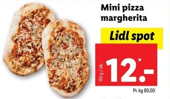 Lidl Mini Pizza Margherita tilbud
