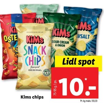 Lidl Kims Chips tilbud
