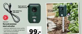 Lidl Dyreskræmmer Med Solceller tilbud