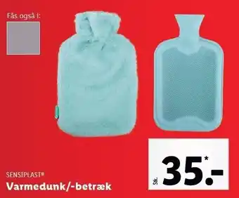 Sensiplast varmedunk/-betræk