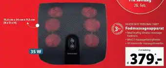 Lidl Silvercrest personal care fodmassageapparat tilbud