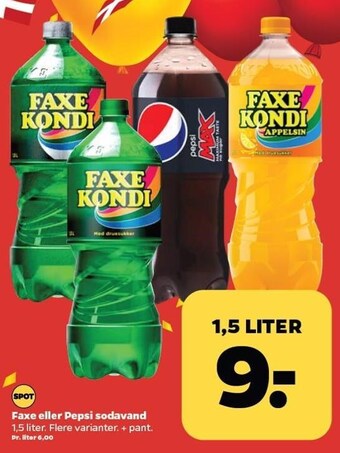 Netto Faxe el. pepsi sodavand tilbud