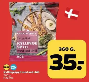 Netto Kyllingespyd m. sød chili tilbud