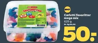 Netto Carletti favoritter mega mix tilbud