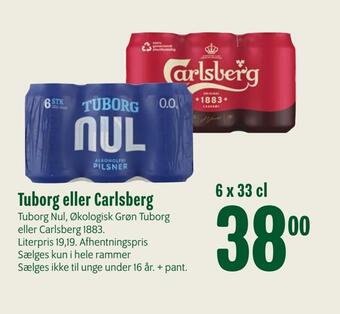 Min Købmand Tuborg eller carlsberg tilbud
