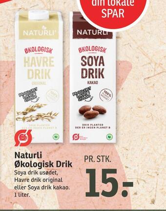 SPAR Naturli økologisk drik tilbud