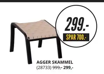 My Home Agger skammel tilbud