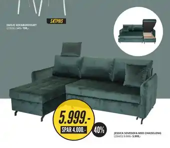 My Home Jessica sovesofa med tilbud