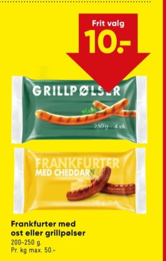 Bilka Ukendt frankfurter tilbud