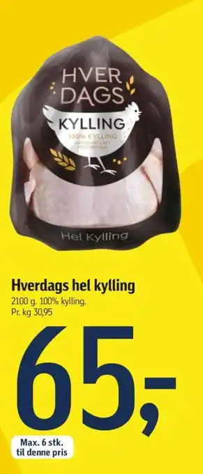 Føtex Hverdags kylling tilbud