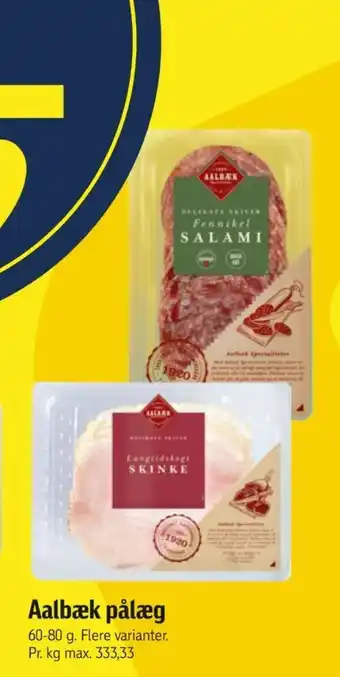 Føtex Aalbæk specialiteter salami fennikel tilbud