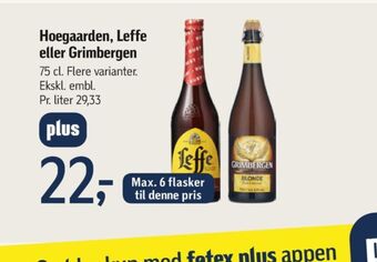 Føtex Hoegaarden specialøl tilbud