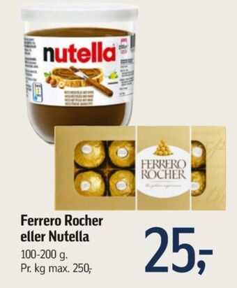 Føtex Nutella smørepålæg tilbud