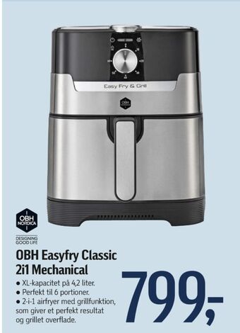 Føtex Obh nordica airfryer tilbud
