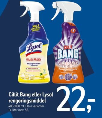 Føtex Cillit bang rengøring - universal tilbud