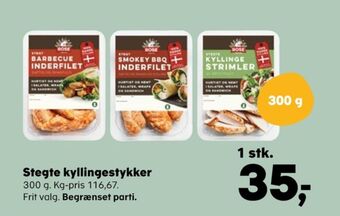 Kvickly Rose kyllingestrimler tilbud