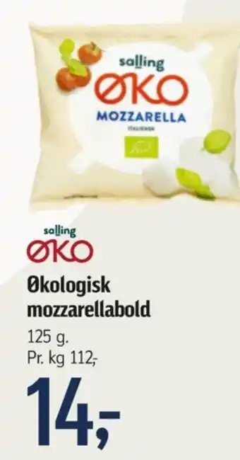 Føtex Salling øko mozzarella tilbud