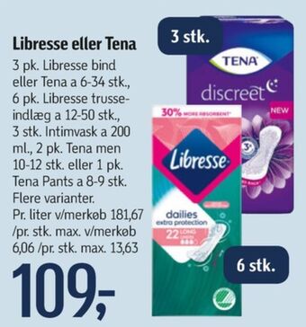 Føtex Libresse trusseindlæg tilbud