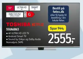 Føtex Toshiba tv tilbud
