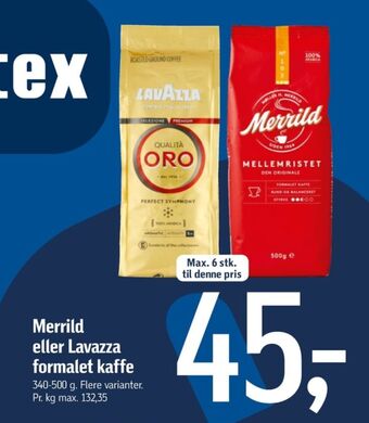 Føtex Mellemristet kaffe formalet tilbud