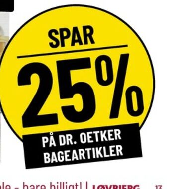 Løvbjerg Dr oetker tilbud