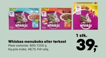 SuperBrugsen Whiskas kattefoder tilbud