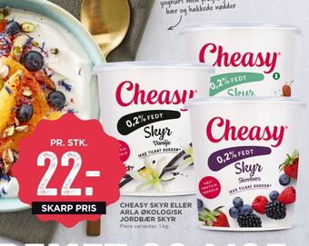 MENY Cheasy skyr skovbær tilbud