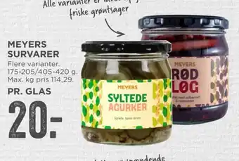 Meyers agurker syltet