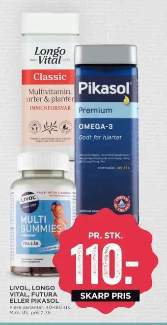 MENY Pikasol fiskeolie tilbud