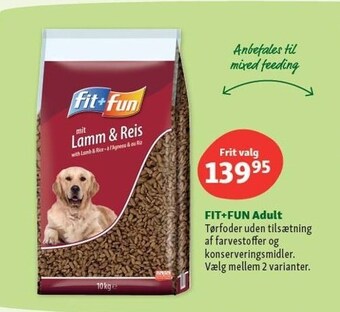 Maxi Zoo Fit+fun adult tilbud