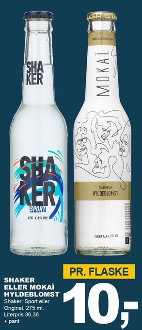 Let-Køb Shaker eller mokaï hyldeblomst tilbud