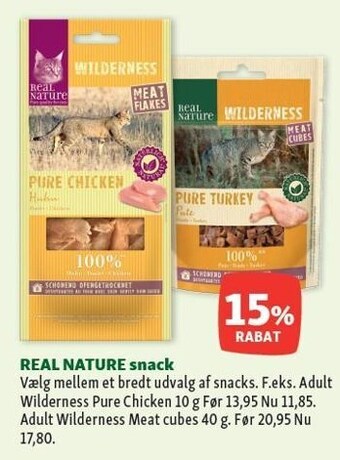 Maxi Zoo Real nature snack tilbud