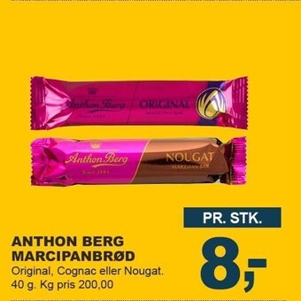 Let-Køb Anthon berg marcipanbrød tilbud