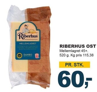 Let-Køb Riberhus ost tilbud