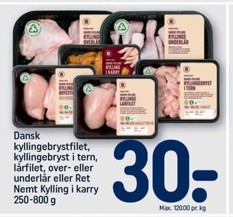 REMA 1000 Dansk Kyllingebrystfilet tilbud