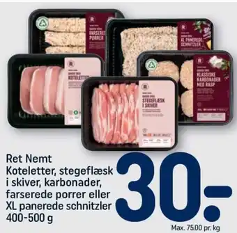 REMA 1000 Ret Nemt Koteletter tilbud