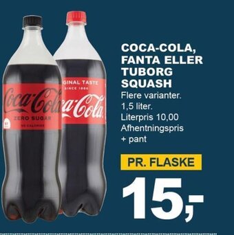 Let-Køb Coca-Cola, Fanta Eller Tuborg Squash tilbud