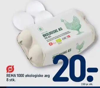 REMA 1000 Rema 1000 Økologiske Æg 8 stk. tilbud