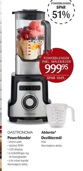 Powerblender inkl. målebæger