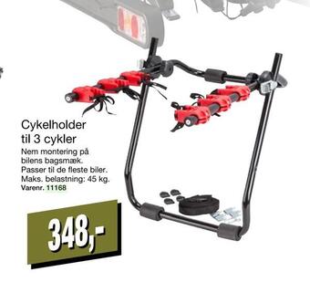 Harald Nyborg Cykelholder til 3 cykler tilbud