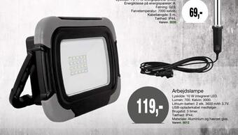 Harald Nyborg Arbejdslampe tilbud