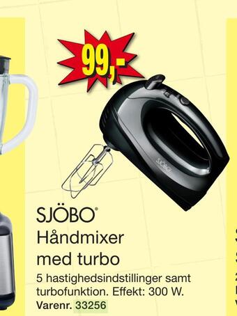 Harald Nyborg Håndmixer med turbo tilbud