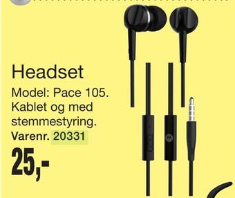 Harald Nyborg Headset tilbud